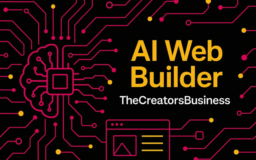 TheCreatorsBusiness presenta AI Web Builder: diseño web automatizado con IA